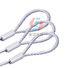 Pressed steel wire rope sling