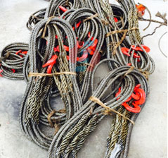 Braided wire rope sling